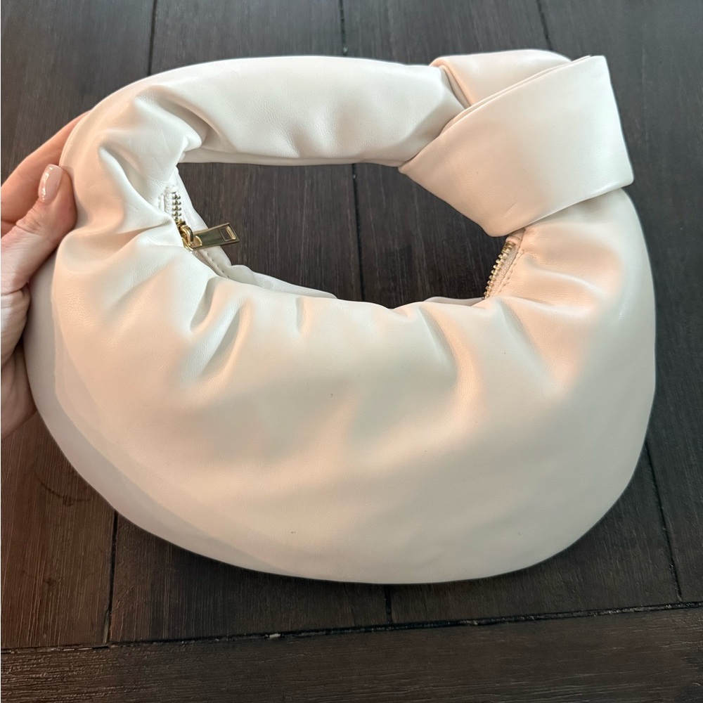 Melie Bianco Cream Shoulder Bag